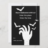 Halloween invitation 招待状 (裏面)