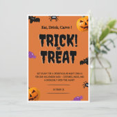 halloween invitations, Trick or Treat 招待状 (スタンド正面)