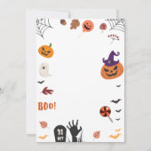 Halloween Invite, Halloween Card 招待状 (正面)