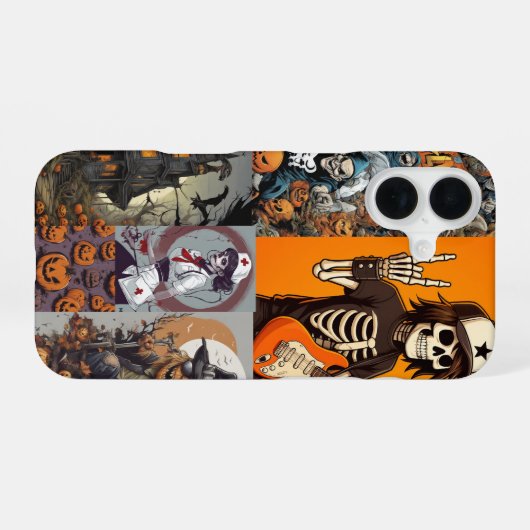 HALLOWEEN iPhone 16ケース (裏面横)