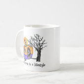 Halloween Is A Lifestyle | Camper | Trailer コーヒーマグカップ (正面左)