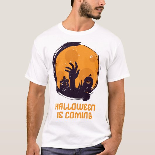 Halloween is coming tシャツ (正面)