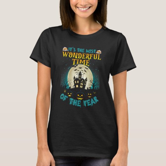 Halloween It's the Most Wonderful Time of the Year Tシャツ (正面)