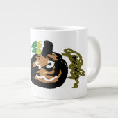 Halloween jack o 'lantern coffee ジャンボコーヒーマグカップ (正面右)