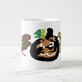 Halloween jack o 'lantern coffee ジャンボコーヒーマグカップ