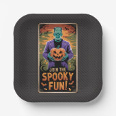 Halloween - Join the spooky Fun ペーパープレート (正面)