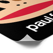 Halloween Julius Pirate Monkey Logo ポスター (角)