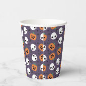 Halloween Kawaii Pattern 紙コップ (右)