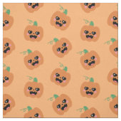 Halloween Kawaii Pumpkins Pattern ファブリック (見本)