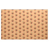 Halloween Kawaii Pumpkins Pattern ファブリック (ファットクウォーター)
