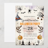Halloween Kids Spooktacular Party Invitation 招待状 (正面/裏面)