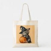 Halloween Kitten, Halloween Kitten Witch,  トートバッグ (裏面)