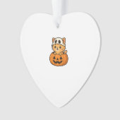 Halloween Kitty inside a pumpkin Classic T-Shirt オーナメント (正面)