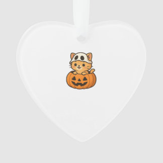 Halloween Kitty inside a pumpkin Classic T-Shirt オーナメント