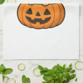 Halloween Kitty inside a pumpkin Classic T-Shirt キッチンタオル (折り畳み)