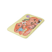 Halloween Kitty & SMashed Pumpkins バスマット (アングル)