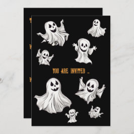 Halloween: Kleine Geister -  招待状