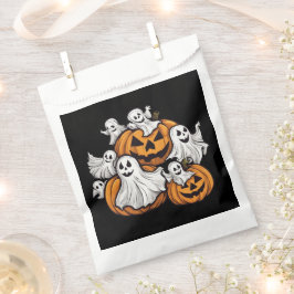 Halloween: Kleine Geister mit Kürbissen -  フェイバーバッグ