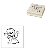 Halloween: Kleiner Geist 4 -  ラバースタンプ (押印)