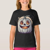 Halloween Kürbis Geist Tシャツ (正面)