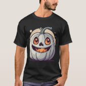 Halloween Kürbis Geist Tシャツ (正面)