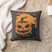 Halloween-Kürbis mit Gefährten クッション (ブランケット)