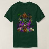 Halloween KY, Scary Pumpkin Scarecrow, Spooky Hall Tシャツ (デザイン正面)