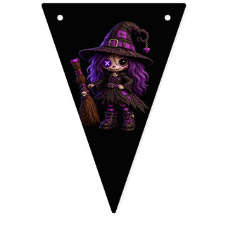 Halloween - La Bande des Petits Monstres バンティングフラッグ