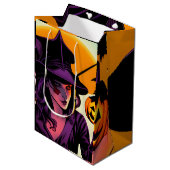 Halloween Large Gift Bag ミディアムペーパーバッグ (正面アングル)