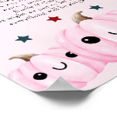 Halloween Late Night Diapers Baby Shower Game ポスター (角)