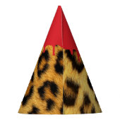 Halloween Leopard Fur - Gory Dripping Blood Bite パーティーハット (裏面)
