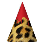 Halloween Leopard Fur - Gory Dripping Blood Bite パーティーハット (左)