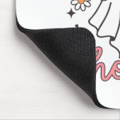 Halloween Let's Go Ghouls Ghost Retro Costume Wome マウスパッド (コーナー)