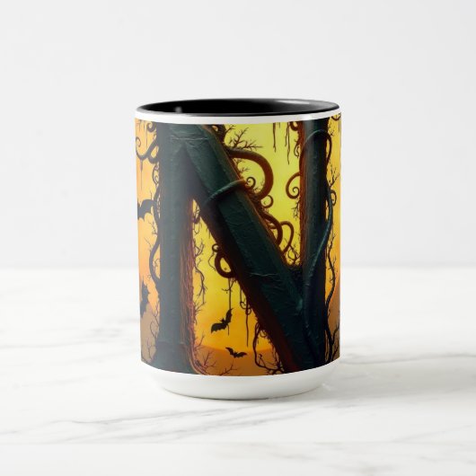 Halloween Letter N Single Tear マグカップ (中央)