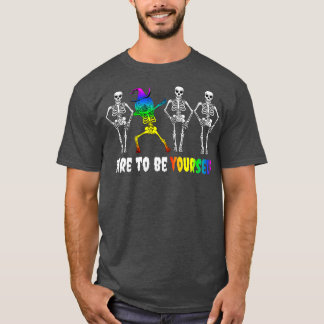 Halloween LGBT Pride Costume  Dare To Be Gay Tシャツ