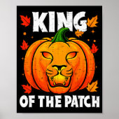 Halloween Lion Pumpkin King Of The Patch Costume M ポスター (正面)