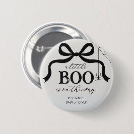 Halloween Little Boo Baby Shower 缶バッジ