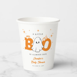 Halloween Little Boo Cute Neutral Baby Shower 紙コップ