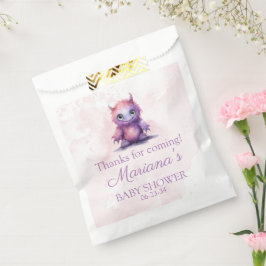 Halloween Little Monster Girl Baby Shower フェイバーバッグ