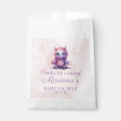 Halloween Little Monster Girl Baby Shower フェイバーバッグ (正面)