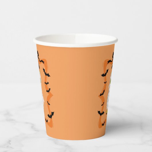 Halloween Llama Mummy 紙コップ (左)