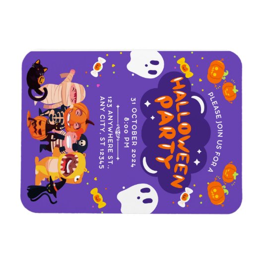 Halloween Magnetic Card マグネット (横)