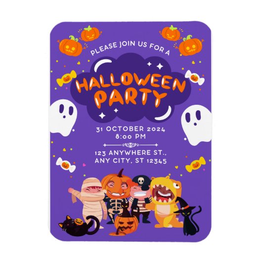 Halloween Magnetic Card マグネット (縦)