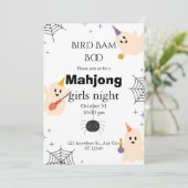 Halloween Mahjong Invitation 招待状 (スタンド正面)