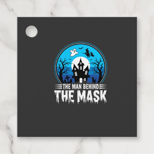 Halloween Man Behind the Mask Haunted House フェイバータグ (正面)