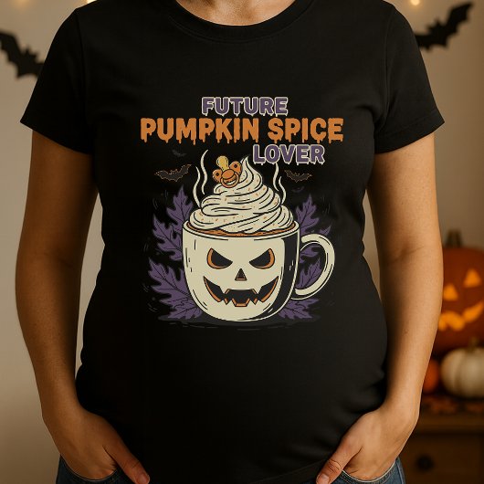 Halloween Maternity Future Pumpkin Spice Lover Tシャツ