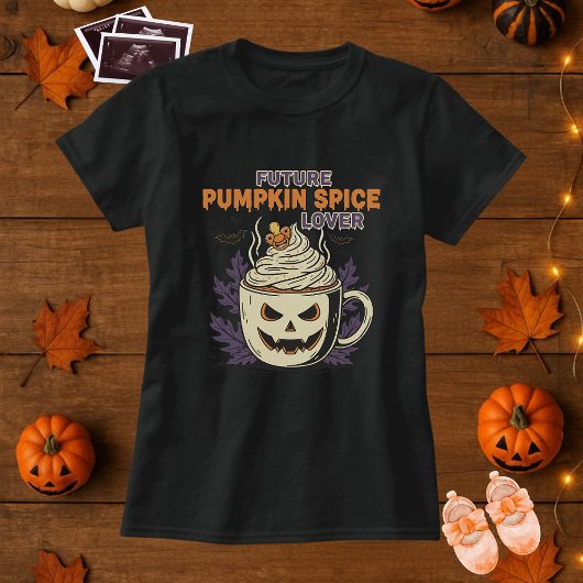 Halloween Maternity Future Pumpkin Spice Lover Tシャツ
