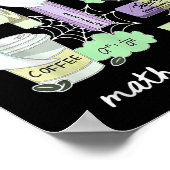 Halloween Math Teacher Ghosts Trig Or Treat Studen ポスター (角)