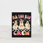 Halloween Medical Istant Boo Crew Funny Ma Ghost N カード (正面)