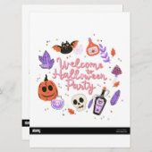 Halloween menus メニュー (正面/裏面)